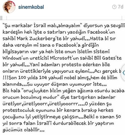 sinem-kobal-twitter-resim-yahudi