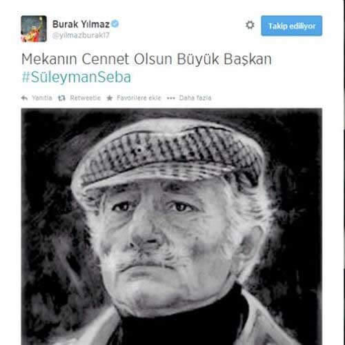 Burak Yılmaz Süleyman Seba Twitter