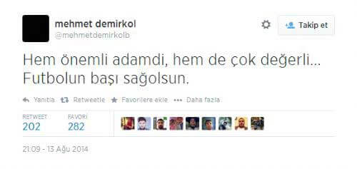 Mehmet Demirkol Süleyman Seba Twitter
