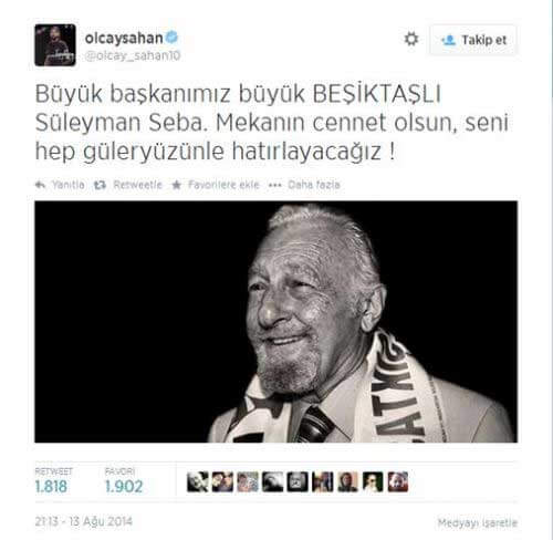 Olcay Sahan Süleyman Seba Twitter