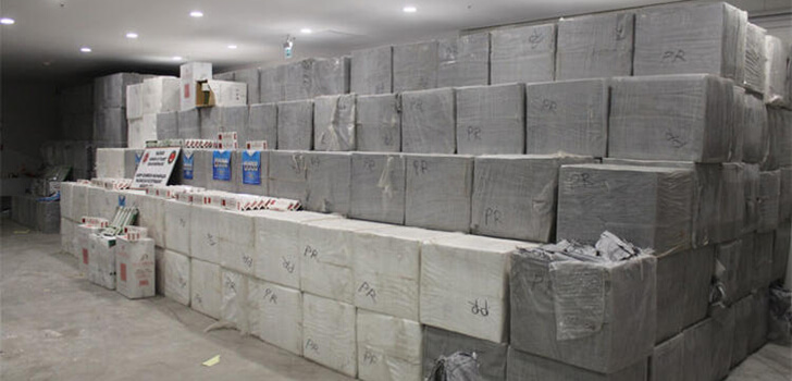 Sarp Sınır Kapısında 6.5 milyon değerinde kaçak sigara yakalandı